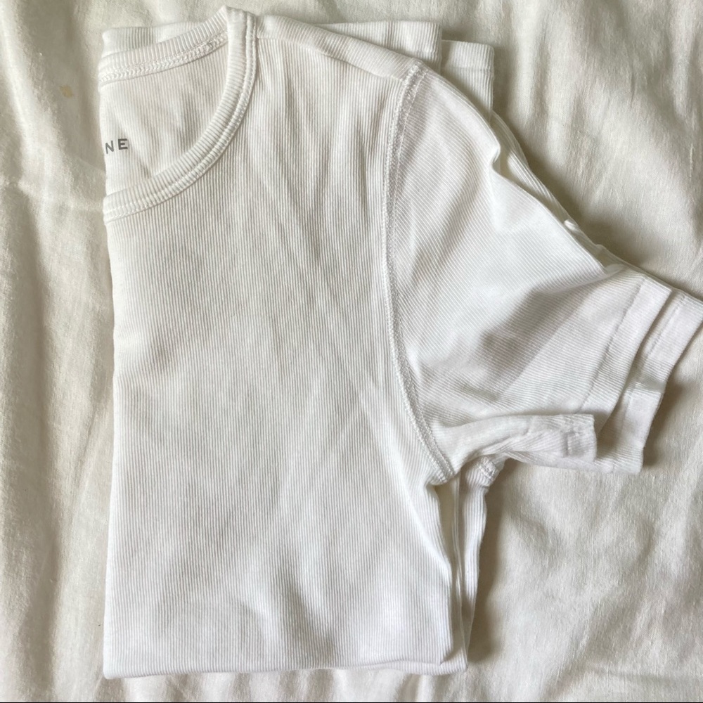 Everlane white fitted tee